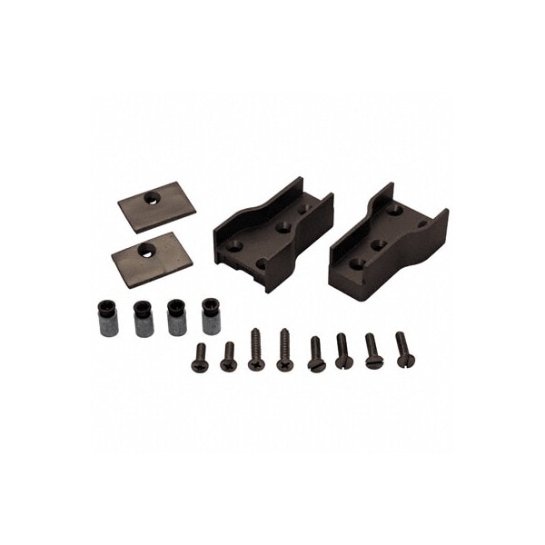 Dark Bronze 896 Mullion Mounting Package W/ Top and Bottom Shoe